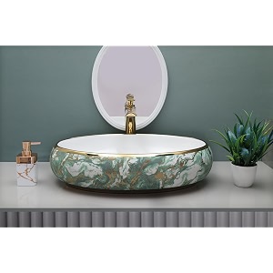 ceramic tabletop wash basin designer ceramic counter top wash basinsink for bathroom and livingroom 24 x 17 x 55 inch g3903