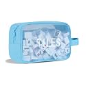 Mahjong Tile Bag with Zipper,Holds 166 Tiles (1.2"),Blue