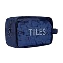 Mahjong Tile Bag with Zipper,Holds 166 Tiles (1.2"), Navy Blue