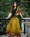 MAHOTSAVA Self Design Semi Stitched Lehenga Choli