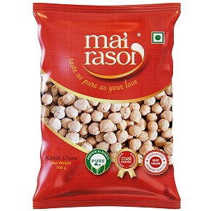 mai rasoi kabuli big bold chanachanna punjabi chole 500 grams pouch