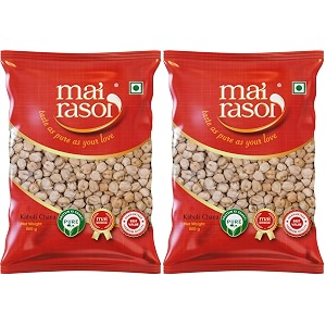 mai rasoi kabuli chanachanna punjabi chole 500 gm pouch pack of 2