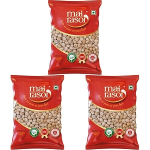 mai rasoi kabuli chanachanna punjabi chole 500 gm pouch pack of 3