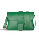 MAI SOLI Claire Mini Genuine Leather Clutch for Girls and Women | With Magnetic Snap Closure | Hand Clutch With Adjustable &amp; Detachable Leather Strap | Water Resistant