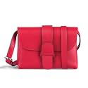 MAI SOLI Claire Mini Genuine Leather Clutch for Girls and Women | With Magnetic Snap Closure | Hand Clutch With Adjustable &amp; Detachable Leather Strap | Water Resistant