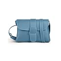MAI SOLI Claire Mini Genuine Leather Clutch for Girls and Women | With Magnetic Snap Closure | Hand Clutch With Adjustable &amp; Detachable Leather Strap | Water Resistant