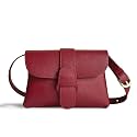 MAI SOLI Claire Mini Genuine Leather Clutch for Girls and Women | With Magnetic Snap Closure | Hand Clutch With Adjustable & Detachable Leather Strap | Water Resistant
