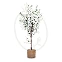 Maia Shop Artificial Almond Tree 150 cm – Decorative Fake Tree for Indoor Use