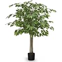 Maia Shop Ficus - Artificial Ficus Tree Plant - 3ft 5in Indoor Faux Plant