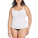 Maidenform Women's Shapewear Cami Tank Top, Tummy Control Shapewear for Women, Back-smoothing Fajas Cami (Plus Size, Too)