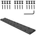 Mailbox Spreader Bar for Three-Mailbox Applications， Heavy-Duty Steel Mailbox Mounting Bracket ， 3 Mailbox Adapter Plate (31"X5") Fit for 4x4 Wood/Metal Posts Mail Box Mounting for Outside