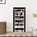 Maison &amp; Cuisine Collapsible Wardrobe Storage Shelves Clothes Racks Fabric Almirah Non Rustable Iron (Brown)
