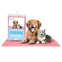 Pet Dry Sheet Small- Coral | Size-70Cm X 50Cm | for All Pets | Waterproof Reusable Pee Pads for Dogs | Cat Mat | Washable Pet Dry Sheet | Training Pads for Dogs | Odor Remover| Quick Dry