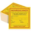 Maitys 100 Pcs Hazardous Waste Labels Bulk, 6" x 6"