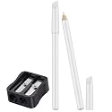 Maitys 2 Pcs White Nail Pencil with Sharpener, Under Nail French Manicure