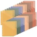 Maitys 30 Pack Binder Pockets 3 Ring, Letter Size 8.5x11,Simple Color