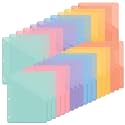 Maitys 30 Pack Binder Pockets 3 Ring, Letter Size 8.5x11,Light Color