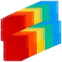 Maitys 50 Pack Binder Pockets 3 Ring, Letter Size 8.5x11,Bright Colors
