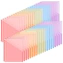Maitys 50 Pack Binder Pockets 3 Ring, Letter Size 8.5x11,Pastel Colors