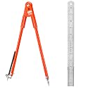 Maitys Woodworking Compass Geometry Tool for Drawing Circles