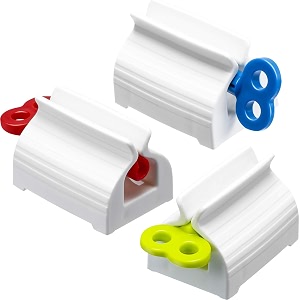 Maiya Plastic Rolling Tube Toothpaste Squeezer Red