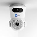 Maizic Smarthome Supercam TwinView 5+5MP FHD Dual Lens Wi-Fi Outdoor CCTV Camera | Dual Screen | Color Night Vision | Motion Detection | Two-Way Talk | IP66 Waterproof (S-Dual Lens 5 MP Fox)