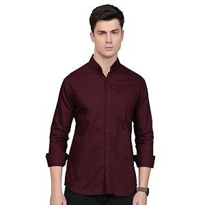 Majestic Man Classic Slim Fit Solid Cotton