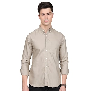Majestic Man Classic Slim Fit Solid Cotton