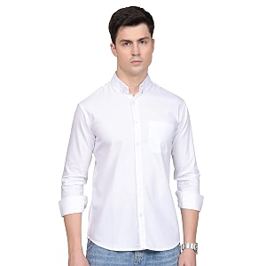 Majestic Man Classic Slim Fit Solid Cotton