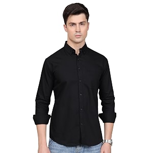Majestic Man Classic Slim Fit Solid Cotton