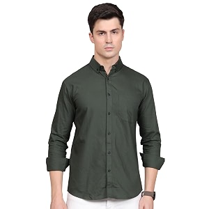 Majestic Man Classic Slim Fit Solid Cotton