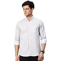 Majestic Man Classic Slim Fit Vertical Striped