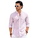 Majestic Man Classic Slim Fit Vertical Striped
