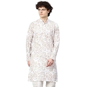 Majestic Man Mens Cotton Regular Fit Ethnic