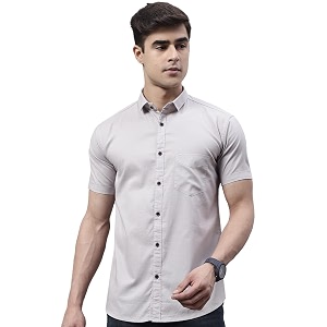 Majestic Man Mens Cotton Slim Fit Shirt