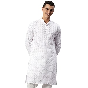 Majestic Man Mens Cotton Regular Fit Ethnic