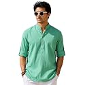 Majestic Man Men39s Pure Cotton Solid Mandarin