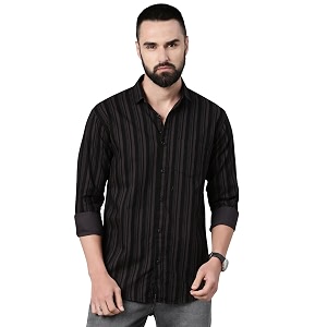 Majestic Man Mens Standard Slim Fit Striped