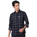 Majestic Man Men Comfort Slim Fit Checked