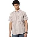 Majestic Man Mens Pure Cotton Striped Half