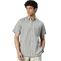 Majestic Man Mens Pure Cotton Striped Half