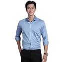 Majestic Man Slim Fit Satin Cotton Formal Shirt for Men