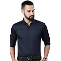 Majestic Man Slim Fit Satin Cotton Formal Shirt for Men
