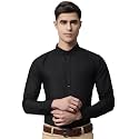 Majestic Man Slim Fit Solid Cotton Blend