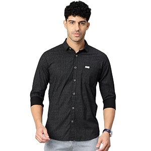 Majestic Man Stylish Geomatric Print Casual Shirt