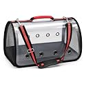 Majestic Paws Transparent Pet Carrier Bag for Cats and Small Dogs