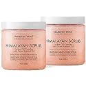 Majestic Pure Himalayan Salt Body Scrub with Lychee Oil, 10 Oz, 2-Pack