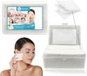 MAJESTIQUE 460 Makeup Removing Cotton Wipes and 1 Finger Reusable Sponge for All Skin Type