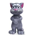 MAJIK Talking Tom Cat Toy for Kids Talking Cat Repeat What You Say, Songs and Poems with Funny Voice for Boys and Girls