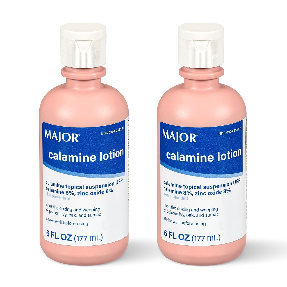 Calamina Rosa MAJOR Calamine Lotion - Calamine Topical Suspension USP Skin Protectant ...